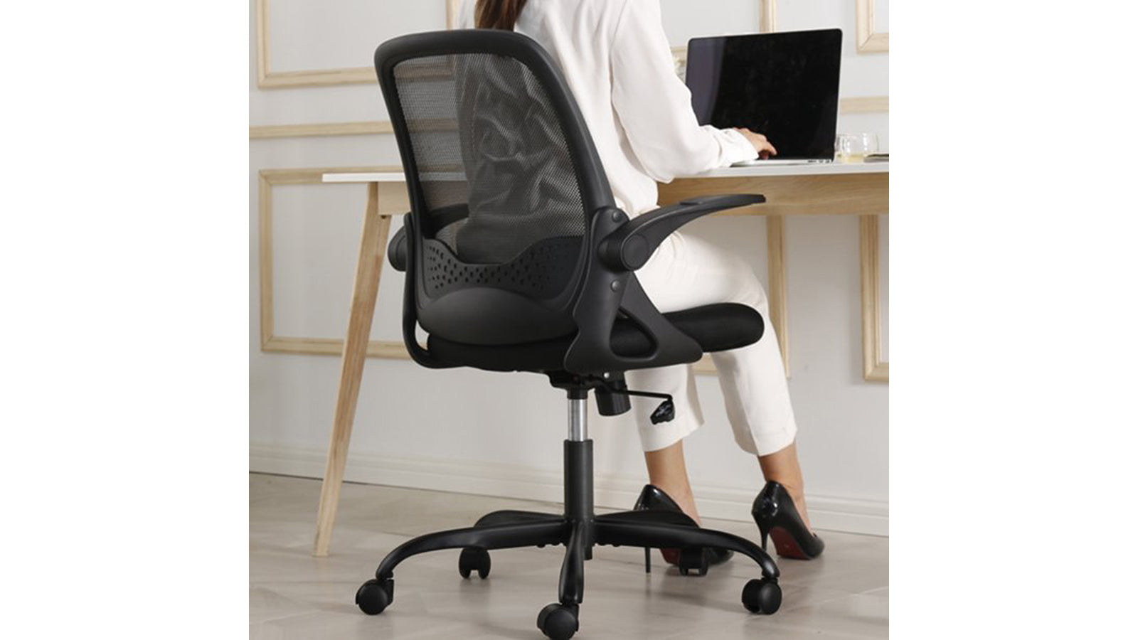 KERDOM FelixKing Comfy Swivel Task Chair Black