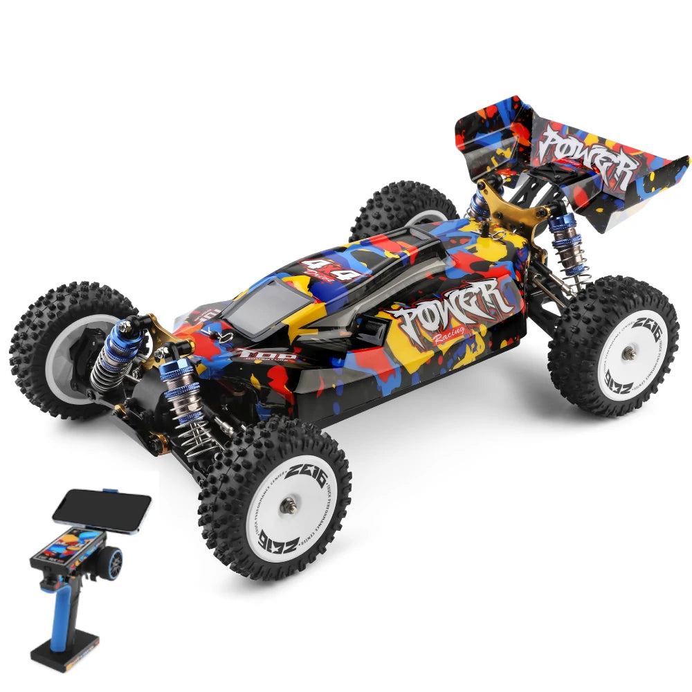 Wltoys 124007 1-12 2.4G 4WD Brushless RC Car 75km-h Off-Road Speed Racing Vehicles Models RTR Toys