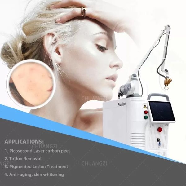 Fractional Co2 Laser Beauty Items with Scanner Facial Wrinkle Acne Scar Removal Skin Surfacing Whitening Equipment
