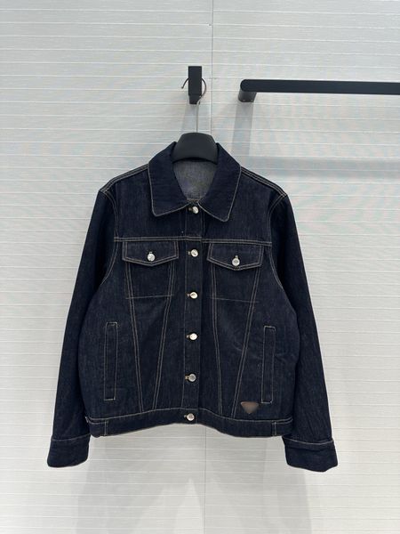 Milan Runway Jackets 2024 New Autumn Lapel Neck Long Sleeve Tops Brand Same Style Coats Women&#039;s Designer Outerwear 0620-8