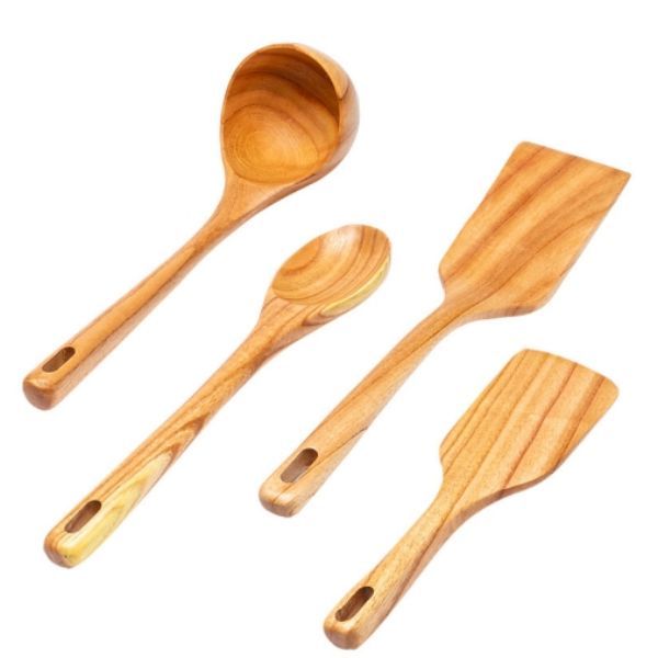 Wholesale chinaberry Kitchen Accessories spatulas Utensils Cooking Tools Wooden Kitchen Utensils Sets Wood Kitchen Utensil