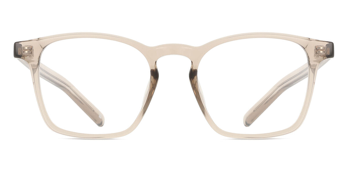 Square Full Rim Plastic Men's Glasses Discount Brown Size 50, - Free Lenses - HSA/FSA Insurance - Blue Light Block Available - Arise Collective