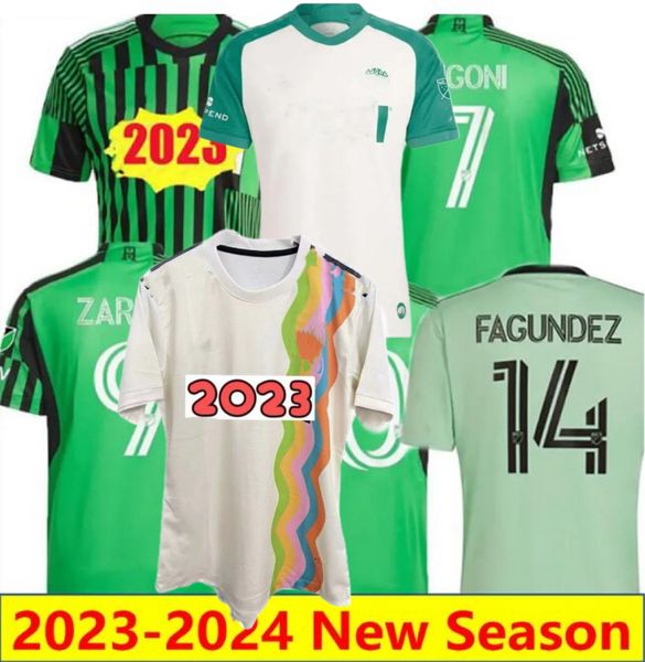 MLS 24 25 Austin FC soccer jerseys home 2024 Fagundez Rigoni Zardes Driussi PEREIRA GALLAGHER football shirts fans player version thailand q
