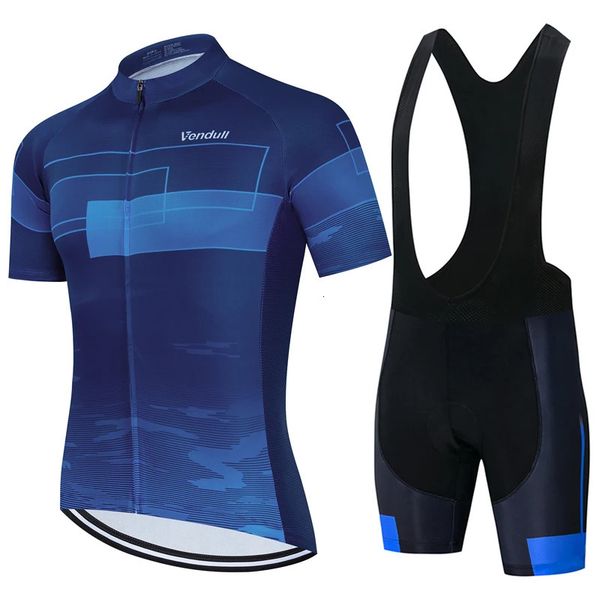 Men Cycling Jersey Set Summer Short Sleeve Breathable MTB Bike Clothing Maillot Ropa Ciclismo Uniform Suit 240711