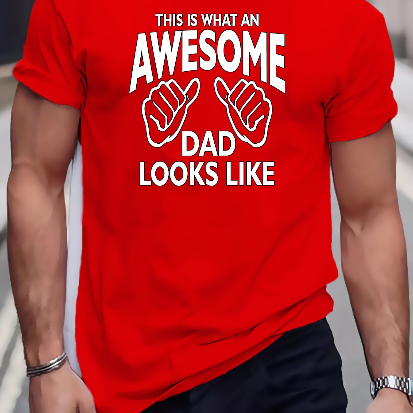 TEMU This Is What An Looks Like Men's Creative Top, Casual Short Sleeve Crew Neck T-shirt, Men's Clothing For Summer Outdoor