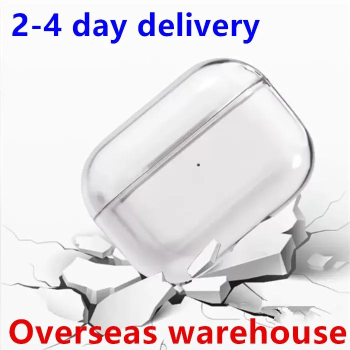 USA Stock For airpods pro 2nd generation air pods 3 4 Bluetooth Earphones ANC Wireless Headphones Earbuds Noise Canceling Accessories Solid Silicone