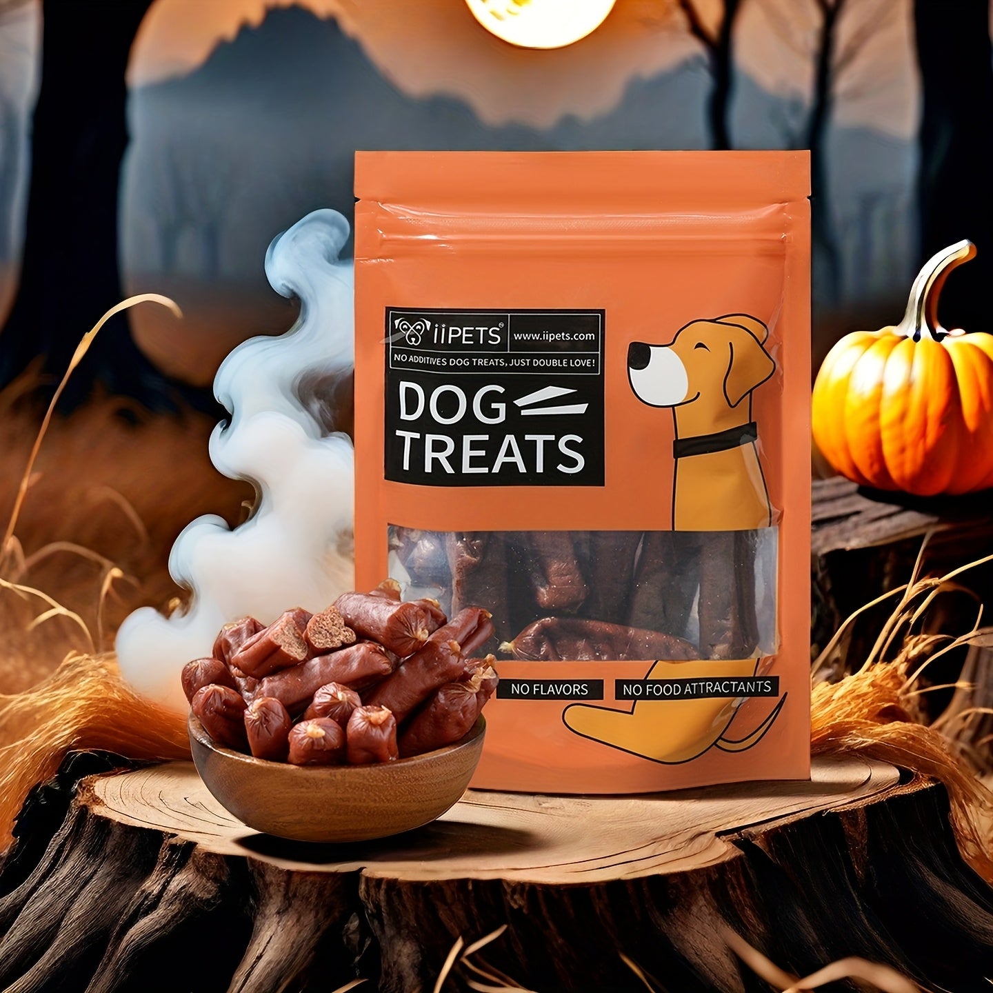 TEMU Dog Sausages - Lamb Flavor Chew Treats, No Additives, Dental Cleaning Chewing Sticks & Bones For Small, Medium, Large Dogs - Natural Puppy &