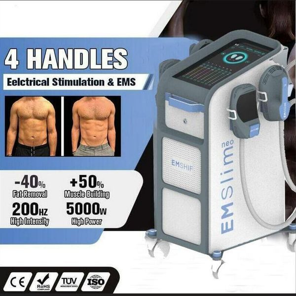 High intensity HI-EMT NEO Sculpt slimming equipment Shaping fat reduce Build muscle Device Electromagnetic Stimulation Emslim muscle stronge