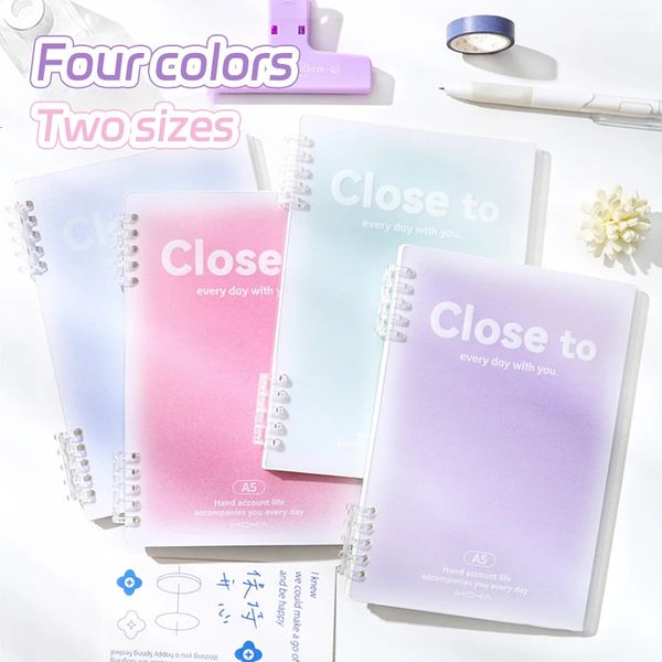 B5A5 loose leaf notebook 60 sheets bound with thread book Kawaii set Korean stationery school office supplies student writing 250208