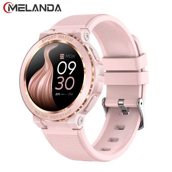 MELANDA Sport Smart Watch Women Bluetooth Call Smartwatch IP68 Waterproof Fitness Tracker Health Monitoring for IOS Android MK60 M240824