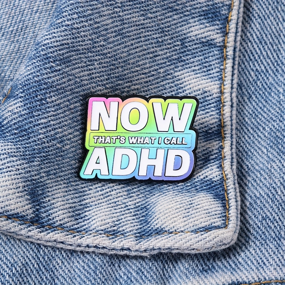 TEMU What I Call Enamel Pin - Colorful, Design With Text, Ideal For Scarves, Bags, - Unique Gift For 2025, Casual Accessory| Text Pin|durable Pin,