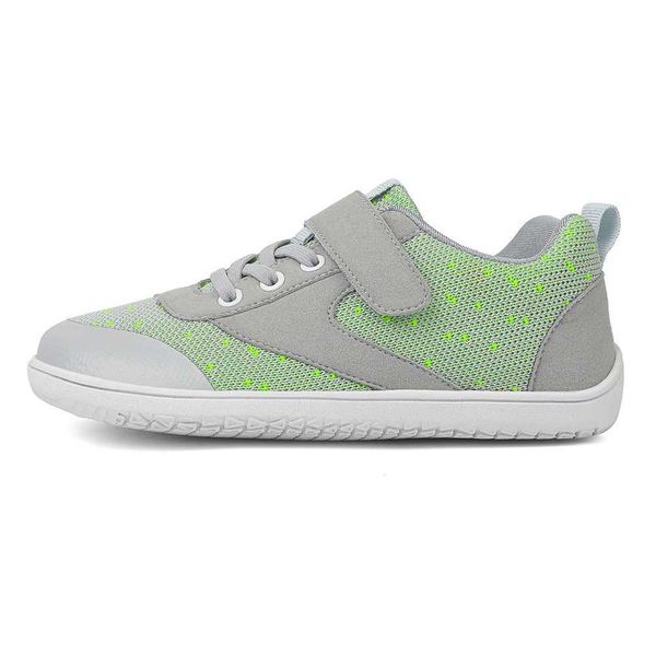 Crianças Sapatos descalços Sapatos respiráveis Sapatos de caminhada macios e casuais tênis leves meninos leves meninos shoest250111