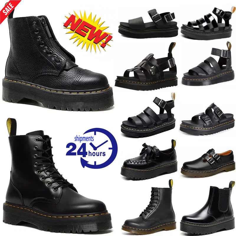 2025 dr marteen bootss for womens drbootiess sandals designers sneakers Oxford Bottom Ankle classic outdoor sandal men women dr marteen boot size 35