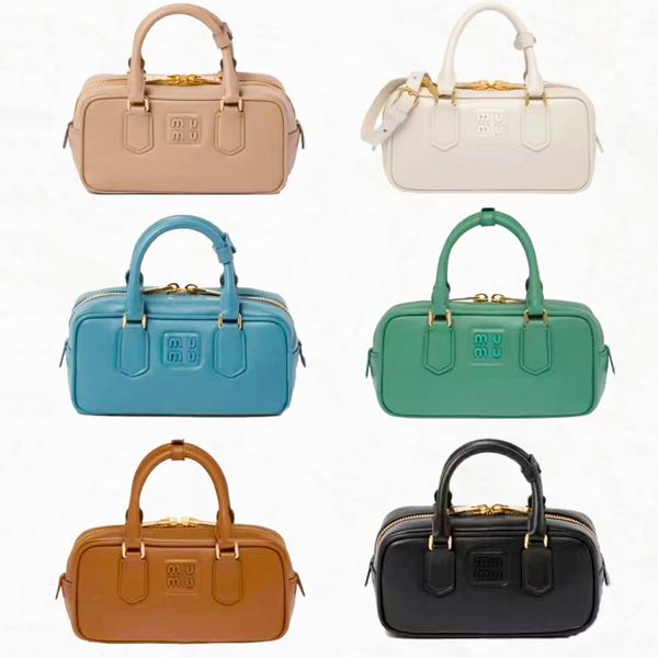 Mirror quality Arcadie Lolita Clutch even bag strap Womens mens Bowling handbag Lady shoulder Bags Crossbody Genuine Leather Tote saddle sli