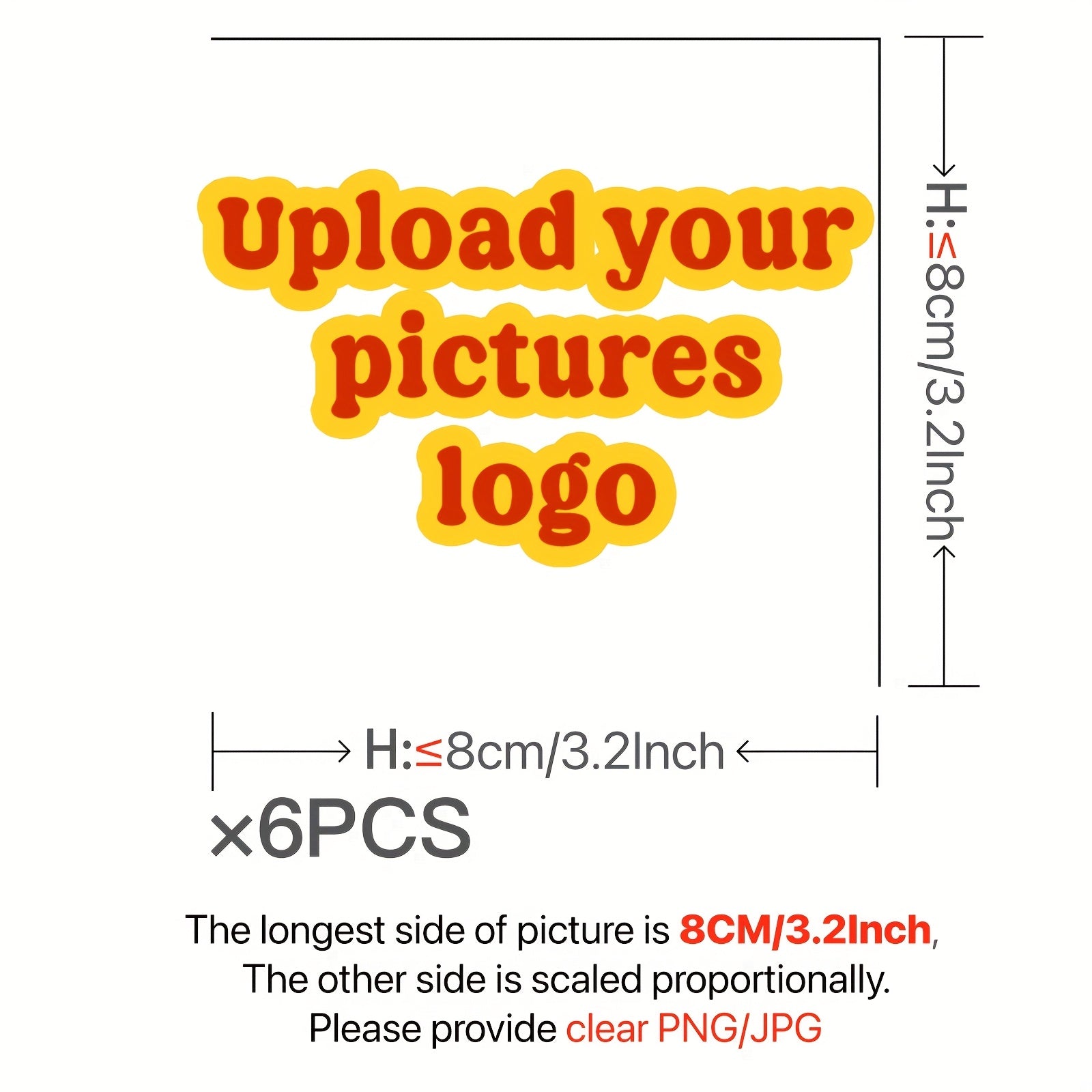 TEMU Dtf Custom Transfers Sticker, Custom Iron , Diy Your Photo-text-image Decorations For T-shirts-hat-pants Decals Heat Transfe