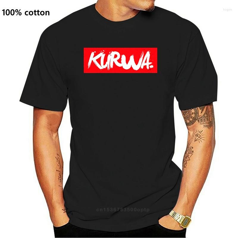 Men&#039;s T Shirts Vintage Poland Kurwa Tshirt For Men Cotton Tee Shirt Awesome Female