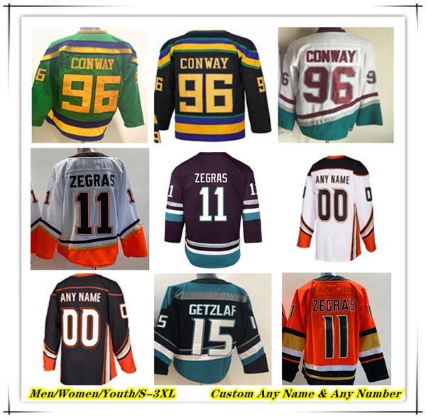 Trevor Zegras Hockey Jersey Frank Vatrano Mason McTavish Troy Terry Ryan Strome Radko Gudas John Gibson Sam Carrick Cam Fowler Leo Carlsson