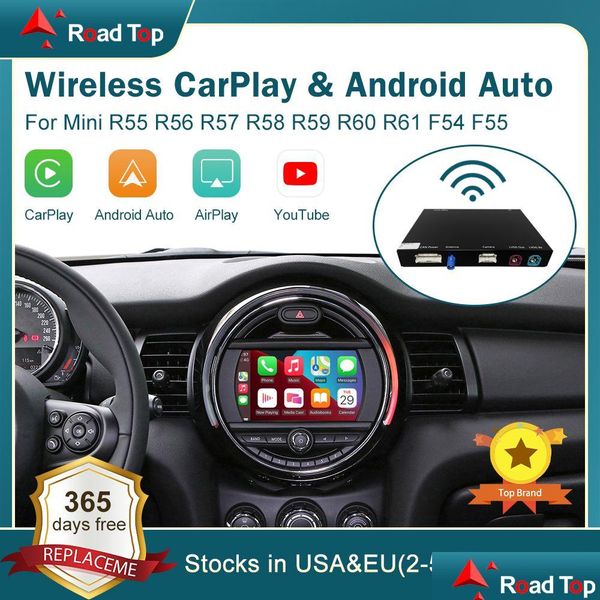 Other Auto Electronics Roadtop Wireless Carplay Android For Mini R55 R56 R57 R58 R59 R60 R61 F54 F55 Car Clubman Countryman Hardtop Co Dhbn7