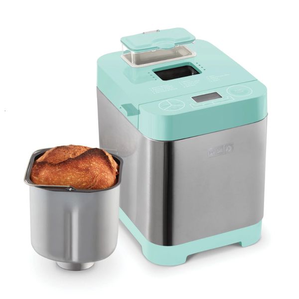 YX Kitchen Bread Maker Dash todos os dias aço inoxidável até 15 lb Programação de pão 12 Settingsgluten Dispensador de enchimento automático