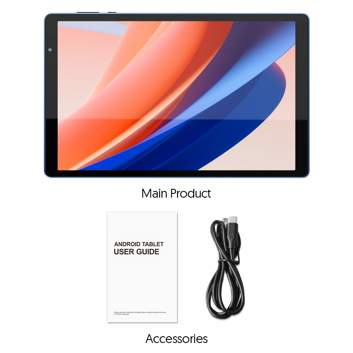 TEMU 10-inch Tablet, 12 Tablet, -core Processor, 2gb 32gb Rom, 1tb Expandable Tablet, Screen, 6000mah Battery, 1280*800 Ips Screen, Wifi (blue)