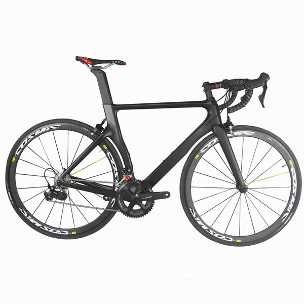 Bikes Seraph carbon bicycle Aero road complete bike with Shiman0 R7000 groupset mavic aluminum wheels bicycle TT-X2 PLX