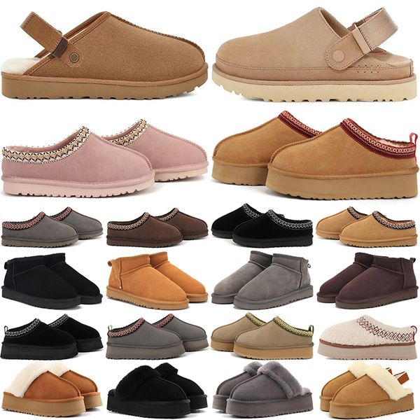 Free Shipping designer slippers fur slides sandals womens platform boots ultra mini boot ankle over the knee short winter snow booties warm