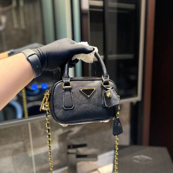 Designer top Handbag Shoulder bag Chain Bag Clutch Flap Totes Bags Wallet Check Velour Thread Purse Double Letters Solid Hasp Waist Square S