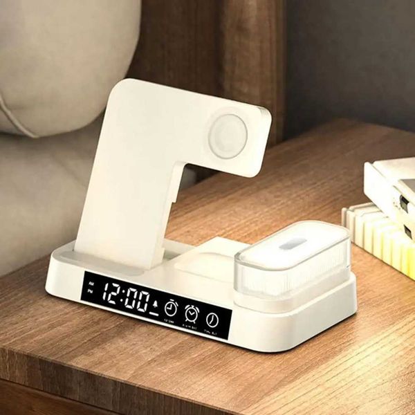 Wireless Phone Charger Multifunctional Universal Wireless Charging Dock 15W Fast Charge Phone Watch Earphone Charging DockM240731