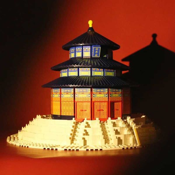 Blocks MOC Chinese Model Architecture Building Block Compatible With Toys for Forbidden City Model Building Block Set Childrens Gifts Y24122