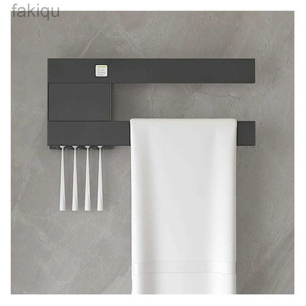 Toothbrush Sanitizer Electric Heated Towel Rail Smart Towel Toothbrush Sterilizing Energy Saving Towel Dryer 36W 24V Bath Organizer Shelf He