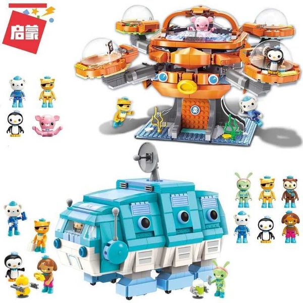The Octonauts Building Blocks Octopod GUP-A Desktop Decoration Puzzle Assembling Model Toys Birthday Gifts for Boys and Girls Z250205