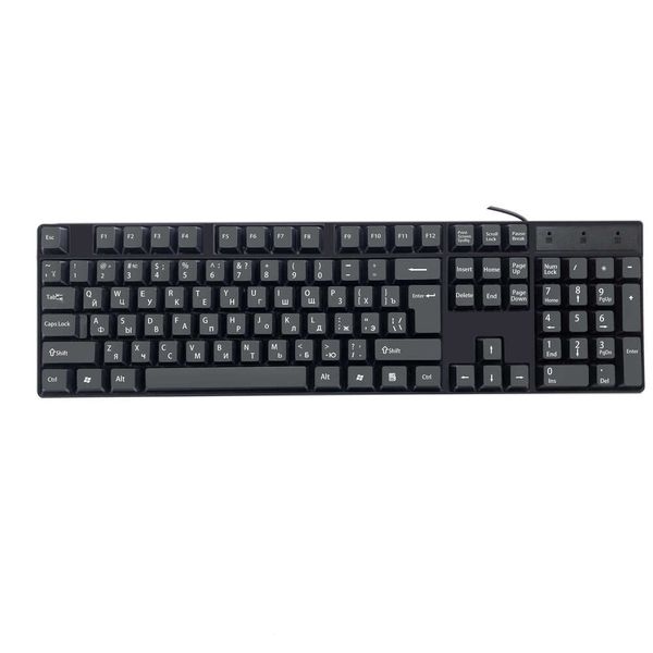 shanshi BIOJEE K1800 Wired 104keys Office black Single French Russian Spanish Arabic Language layout Keyboard