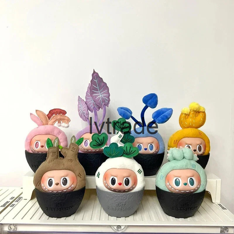 Labubu Potted Plant Series Mysterious Blind Box Action Figures Cute Fashion Trendy Model Dolls Room Decoration Kids Toy Gifts 240514 LLRT