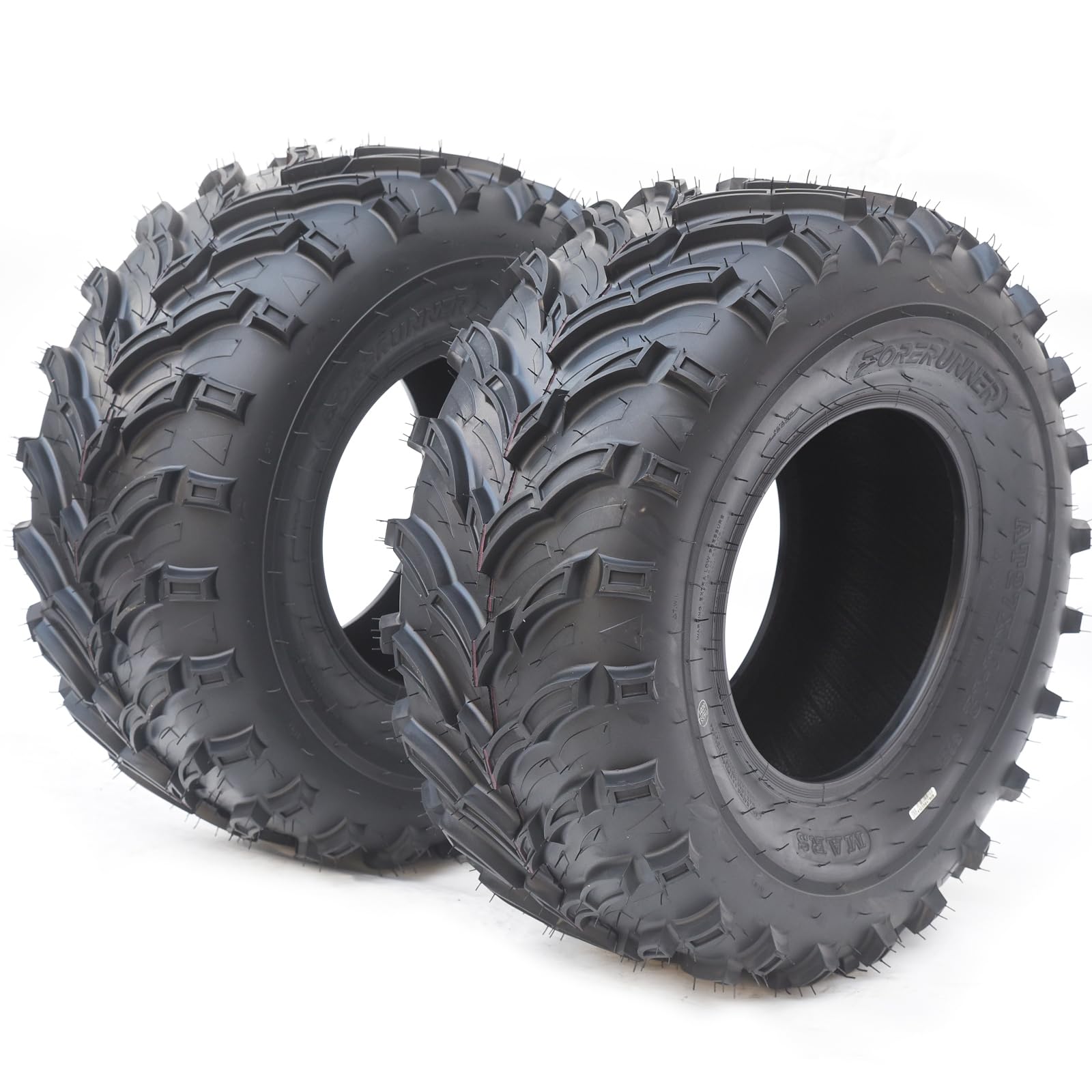 Garvee 26x11-12-6PR All Terrain ATV UTV Off-Road Tires, AT26x11-12-6PR TL MARS Tires - Set of 2, Tubeless