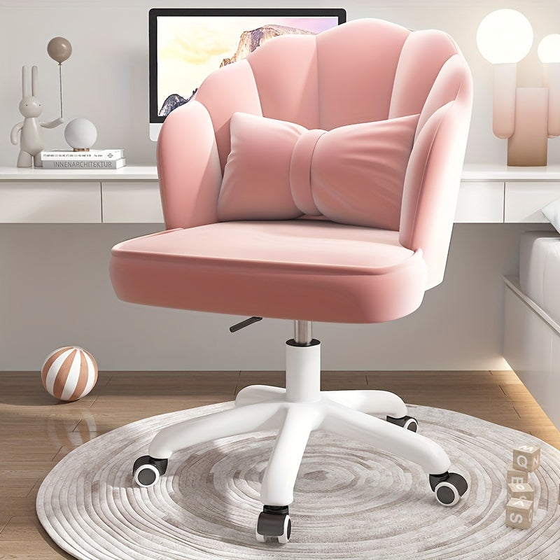 TEMU Xuegw Office Chair Cute Petal Desk Chair, Modern Fabric Home Chairs Height Adjustable Chair Makeup Chairs Computer Chairs