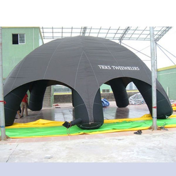 Colorful Inflatable Spider Dome Tent Air Blown Arch Marquee House Big Party Shelter Come With Blower For Sale-Rental