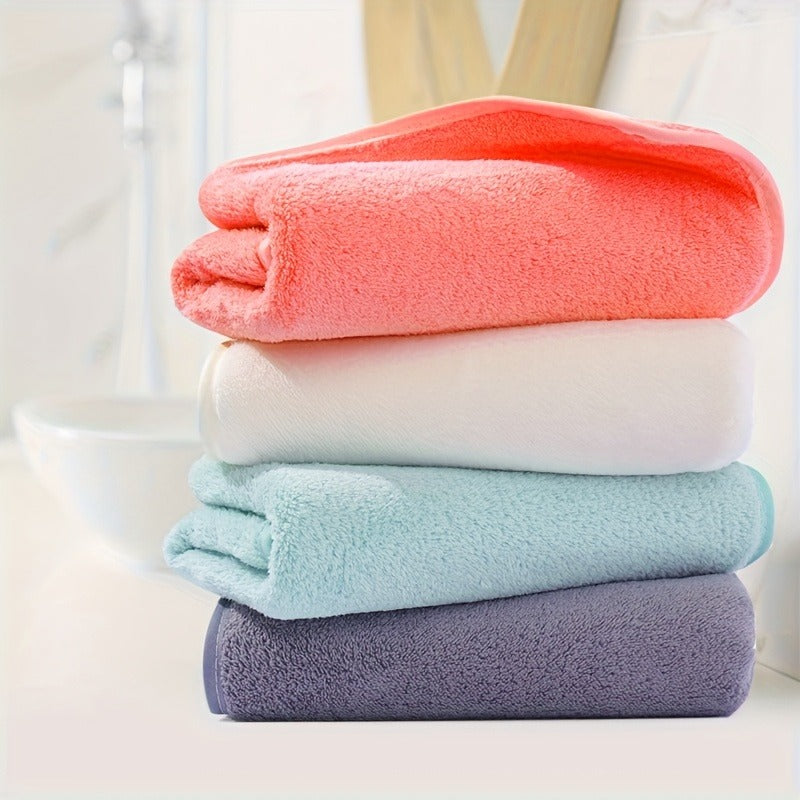 TEMU 20-16-12-8-4 Pack Non-shedding Bath Towels, Oversized, Absorbent, Quick Drying, Fitness, Yoga Towels - Dark Purple-grey - Suitable For Home,