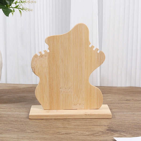 Organizador de collares de madera con 3 ranura para exhibición