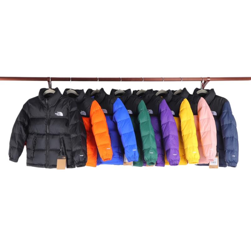 Puffer Down Jacket Winter Designer Parkas Kid Match Waterproof Parka White Duck Downs Girl Jackets Hide Hat Collar Lighter Bodywarmer Coat Size 100-