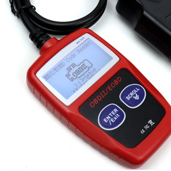 MS309 VS ELM327 Code Reader Auto Diagnostic Tool MS 309 Multi-language OBD 2 Car CAN BUS Diag Engine OBD2 Scanner MS309