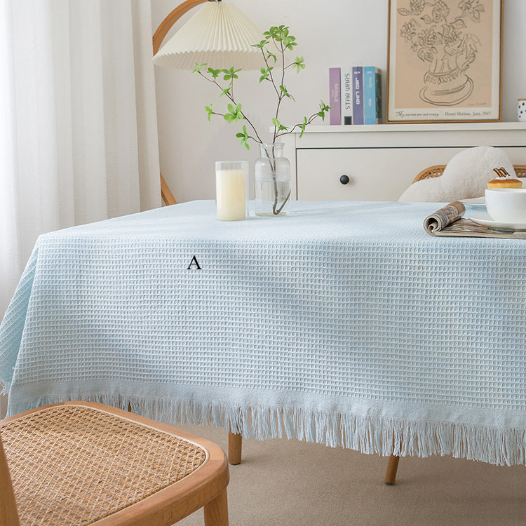 White Lace Retro Round Table Coffee Table Bedside Table Sofa Refrigerator Dust Cover r14