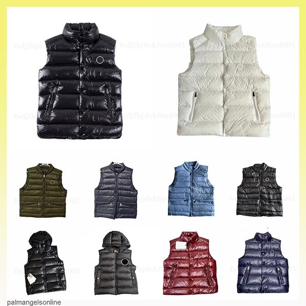 Multiple options Lightweight Mens Down Vest Stand Collar men gilet Chest NFC Badge men down vest Autumn Winter gilets size 1-5