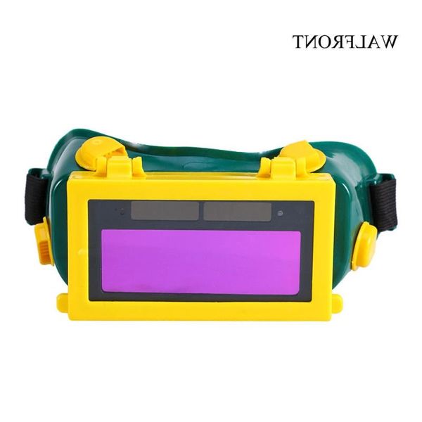 Freeshipping Solar Auto Darkening Welding Helmet Welder Goggles Soldering Eye Mask Solder Cap for TIG MMA MIG Welding Machine Tools Ftnel