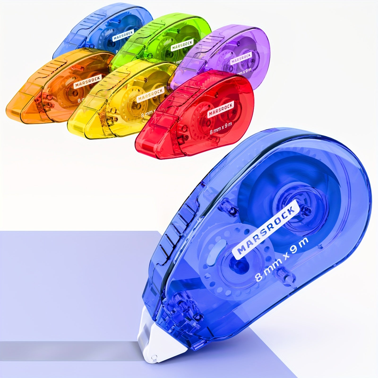 TEMU Double-sided Tape Roller For Scrapbooking 6-pack (0.31in X 30ft) Adhesive Tape , Supplies And Craft Supplies For Scrapbooking, Gift Wrapping And