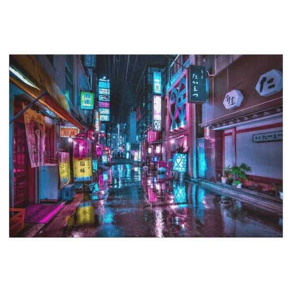 Tokyo at Night - Shimbashi Jigsaw Puzzle Children Customized Gifts For Kids Personalized Gift Married PuzzleM240817