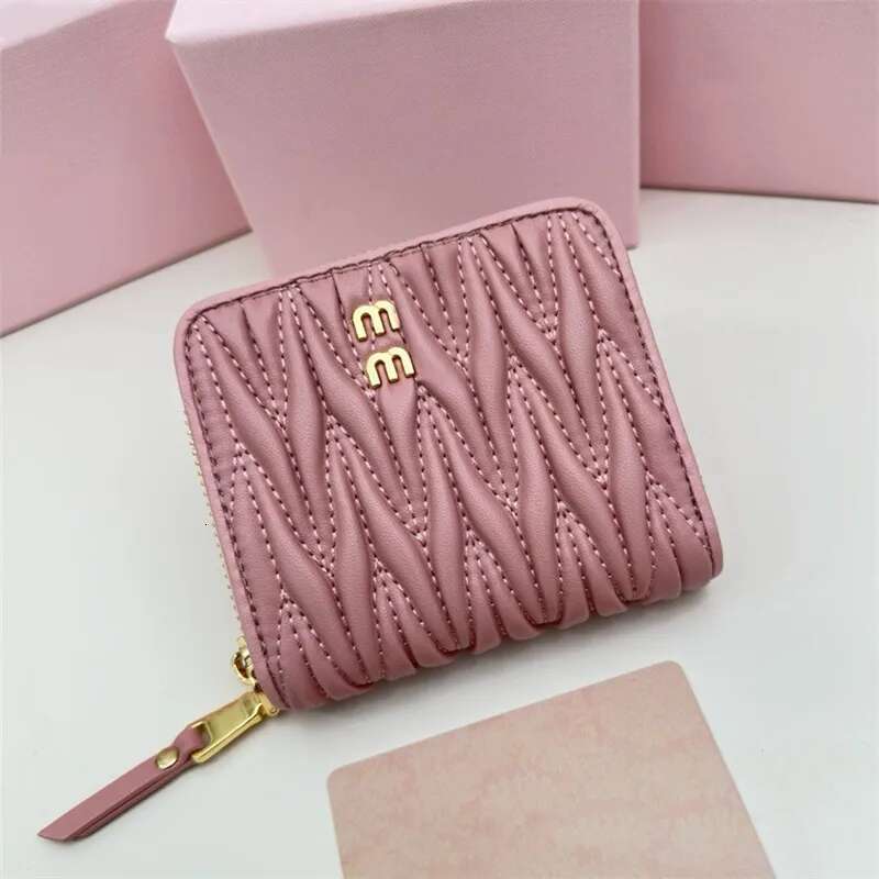 Women Wallet Card Holders Woman Bag High Quality Sheepskin Golden Hardware Cardholder Luxury Bag Coin Pouch Designer Wallets Card Wallet