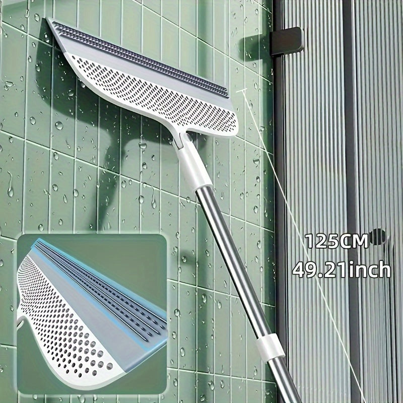 TEMU Magic Broom, Wiper, Mop For Bathroom, Kitchen, Living Room, Household Sweeper With Tpr Squeegee - Multi-surface Cleaning Tool