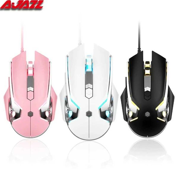 New Arrival AJAZZ AJ120 Gaming Mouse 8000DPI 6 Button USB Sensor Wired Computer Mouse for PC Laptop Optical Mouse T250102
