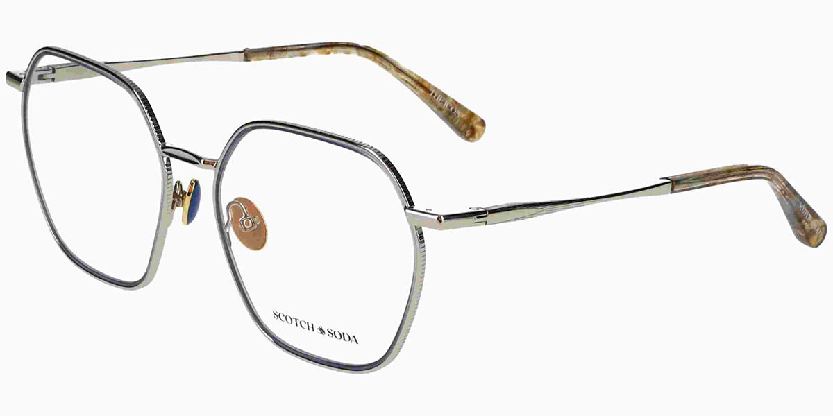 Scotch & Soda 1029 800 Men's Glasses Blue Size 55 - Free Lenses - Blue Light Block Available