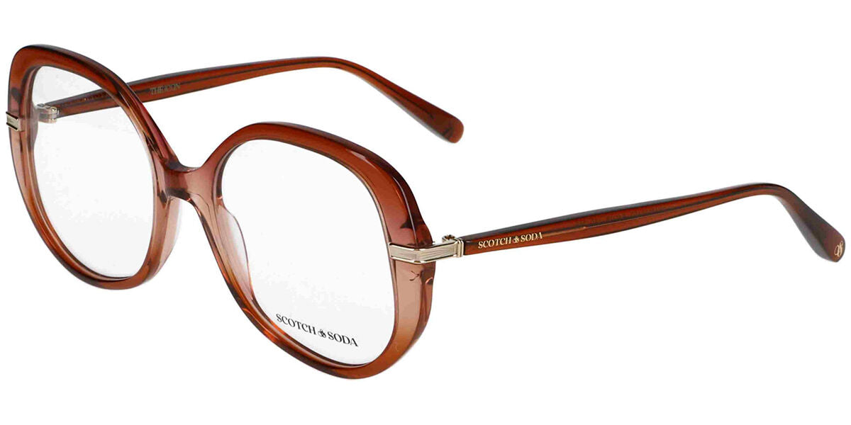 Scotch & Soda 3032 115 Women’s Glasses Brown Size 54 - Free Lenses - HSA-FSA Insurance - Blue Light Block Available
